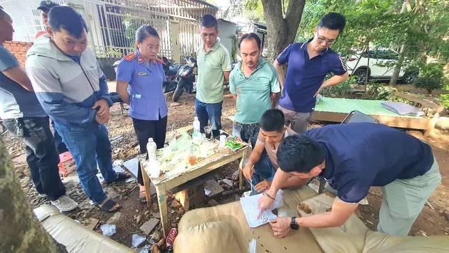 Cat giau ma tuy,  Khap nghia trang anh 1