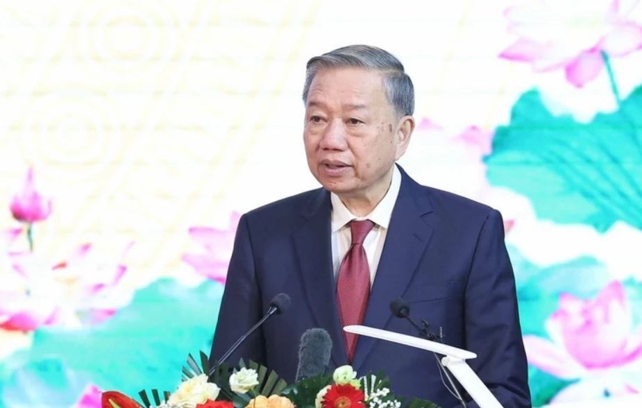 Phat bieu Tong Bi thu ky niem ngay sinh Tong Bi thu Nguyen Van Linh hinh anh