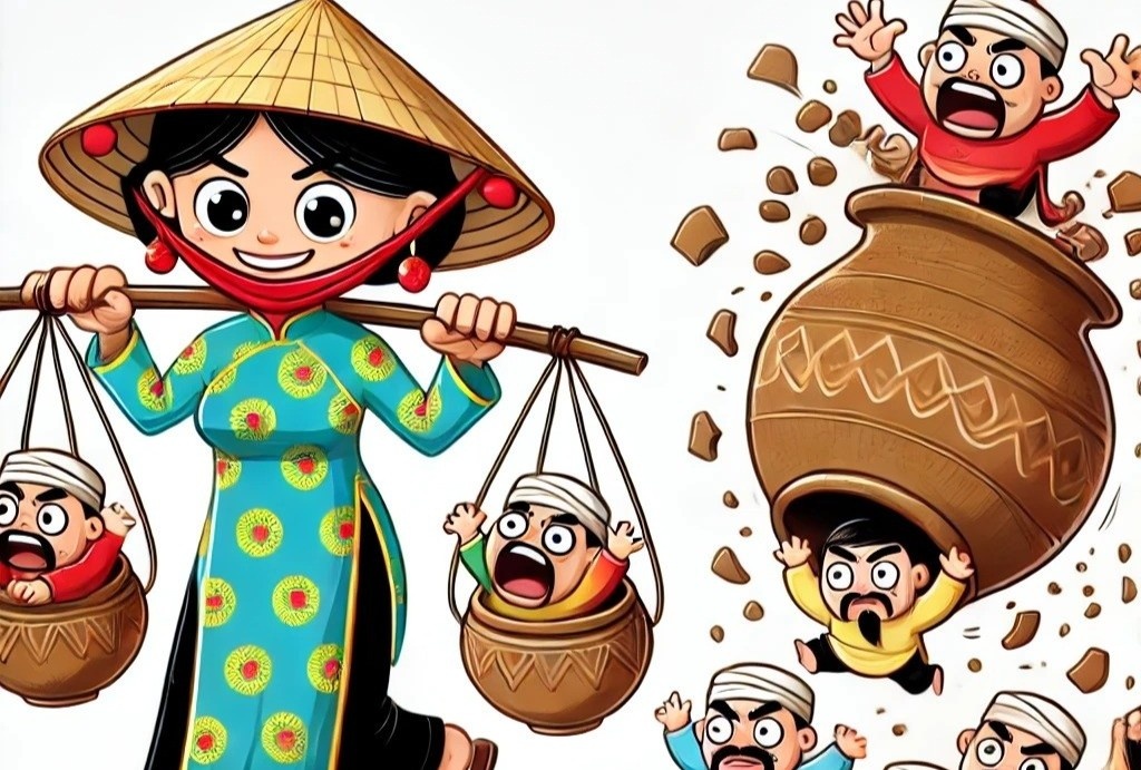 Gai chinh chuyen lay duoc 9 chong hinh anh