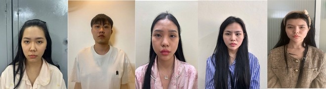 Trieu Thuyen Mai,  Trieu Anh Ngoc,  Le Nguyen Thanh Ngan,  Ling Xing,  Mong Cai 2 anh 2