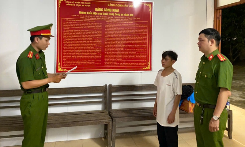 Cong an Tra Linh,  Ho Van Hiep,  H.T.T,  Tra Linh,  Sang 25/7 anh 1