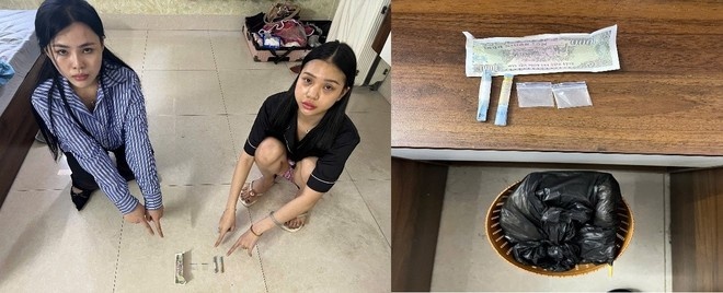 Trieu Thuyen Mai,  Trieu Anh Ngoc,  Le Nguyen Thanh Ngan,  Ling Xing,  Mong Cai 2 anh 1