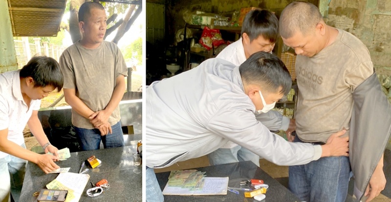 Dak Nhau,  Tran Hong Tien,  Bui Thi Tuoi,  Xen canh,  Nguyen Van Loi anh 1