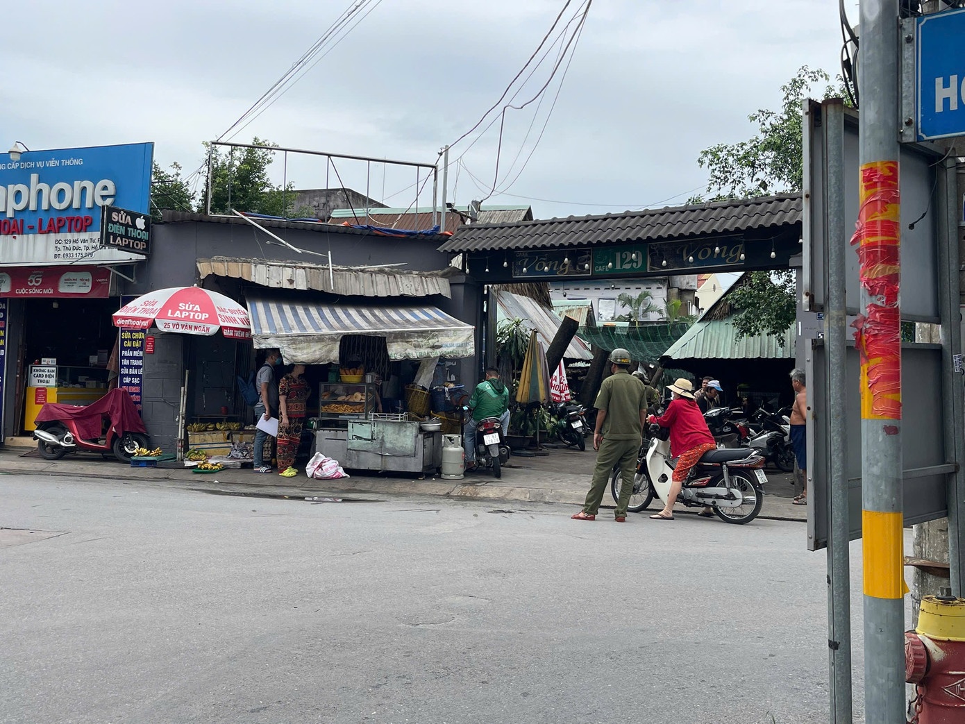 Cong an Thu Duc,  Luat Cong chung,  Cham lua,  Khoi den,  Mu mit anh 1