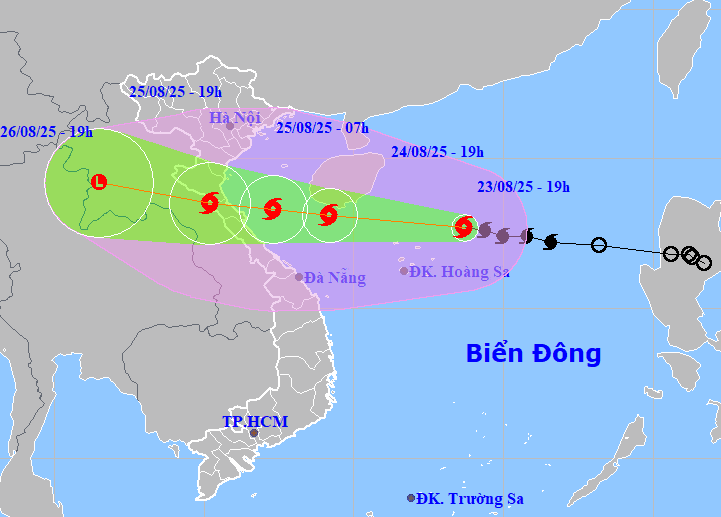 Bão số 5 có thể mạnh như bão YAGI về sức gió