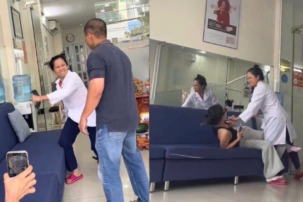 Cong an dieu tra vu 'to' chu co so nha khoa hanh hung khach hang hinh anh