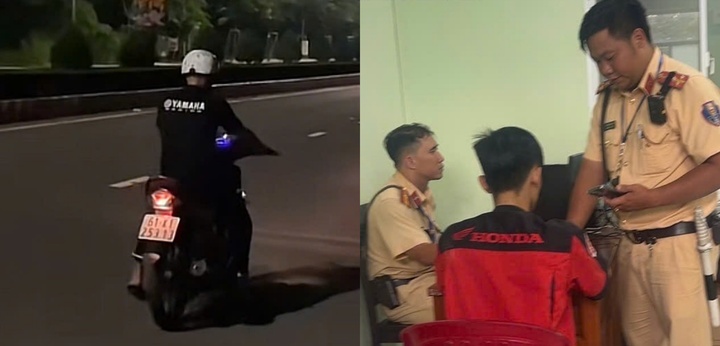Thanh nien,  Boc dau xe,  Khoe TikTok anh 1