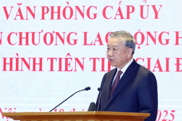 Tong Bi thu: Van phong Trung uong Dang can dong vai 'nhac truong' hinh anh