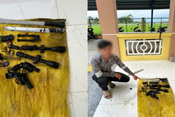 Phat hien 2 vu rao ban sung hoi tren mang xa hoi hinh anh