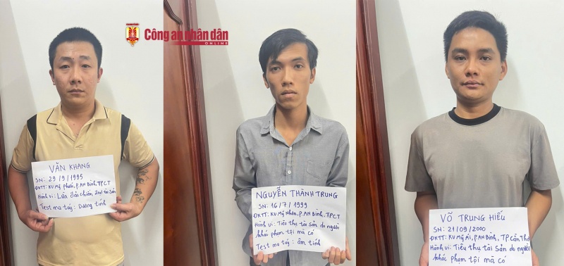 Bat 3 doi tuong,  trong duong day,  thue oto anh 1