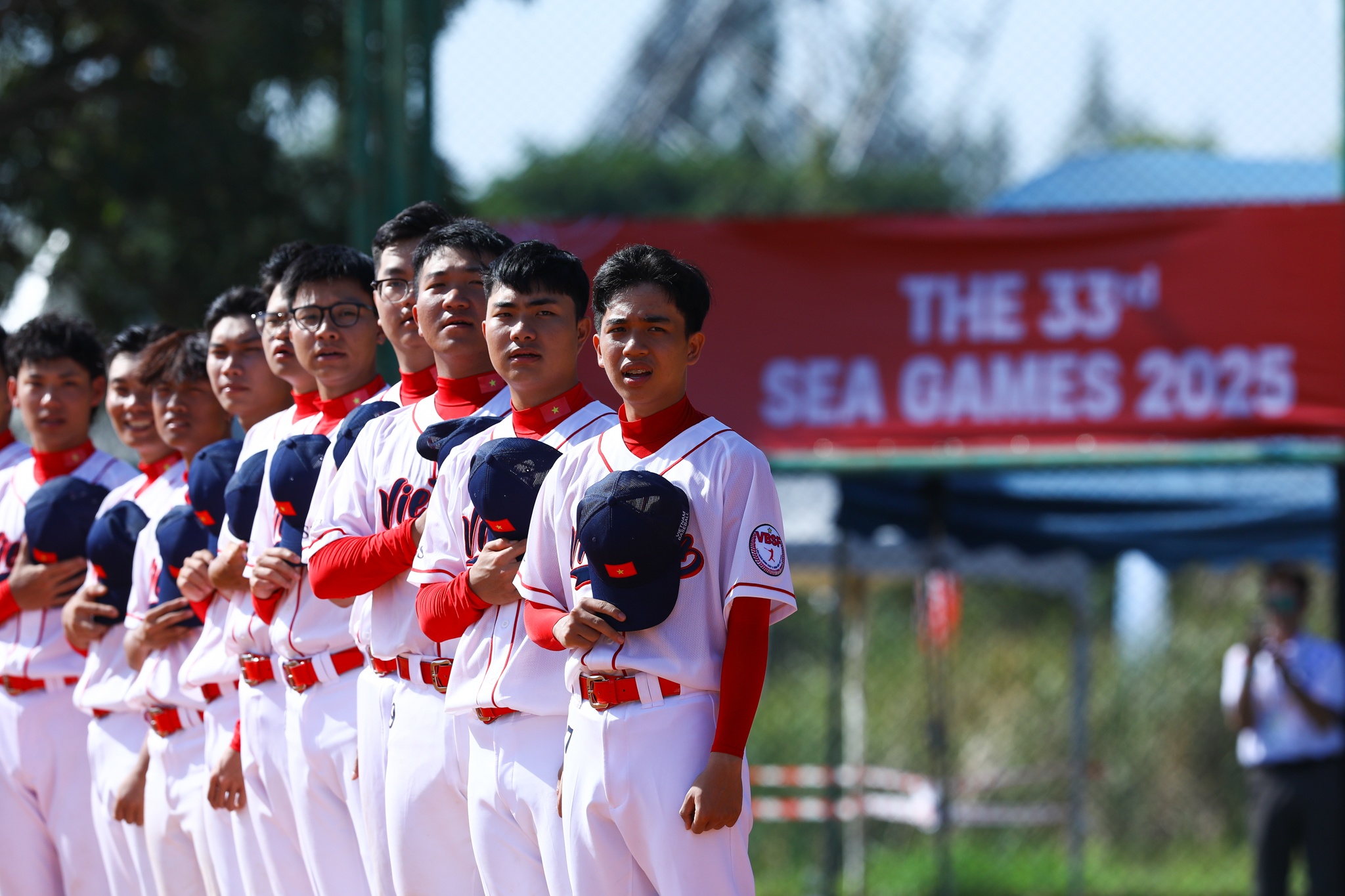 Baseboll SEA Games 33 foto 2 Bong chay SEA Games 33 anh 2