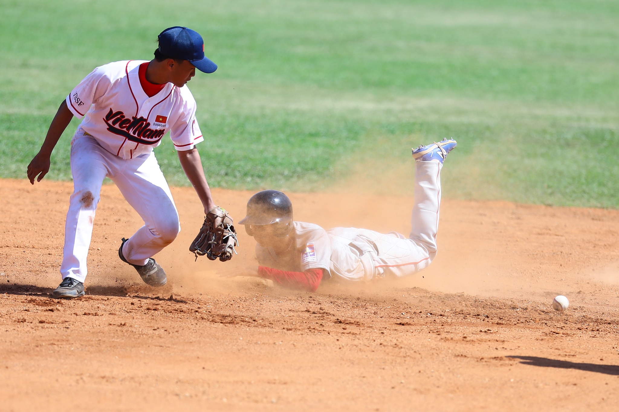 Baseboll SEA Games 33 foto 6 Bong chay SEA Games 33 anh 6