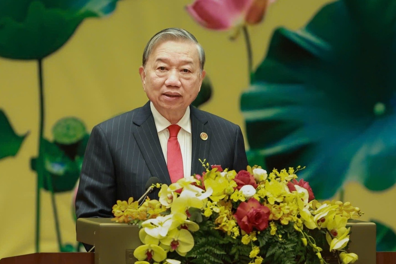 Phat bieu cua Tong Bi thu tai ky niem 80 nam Tong tuyen cu dau tien hinh anh