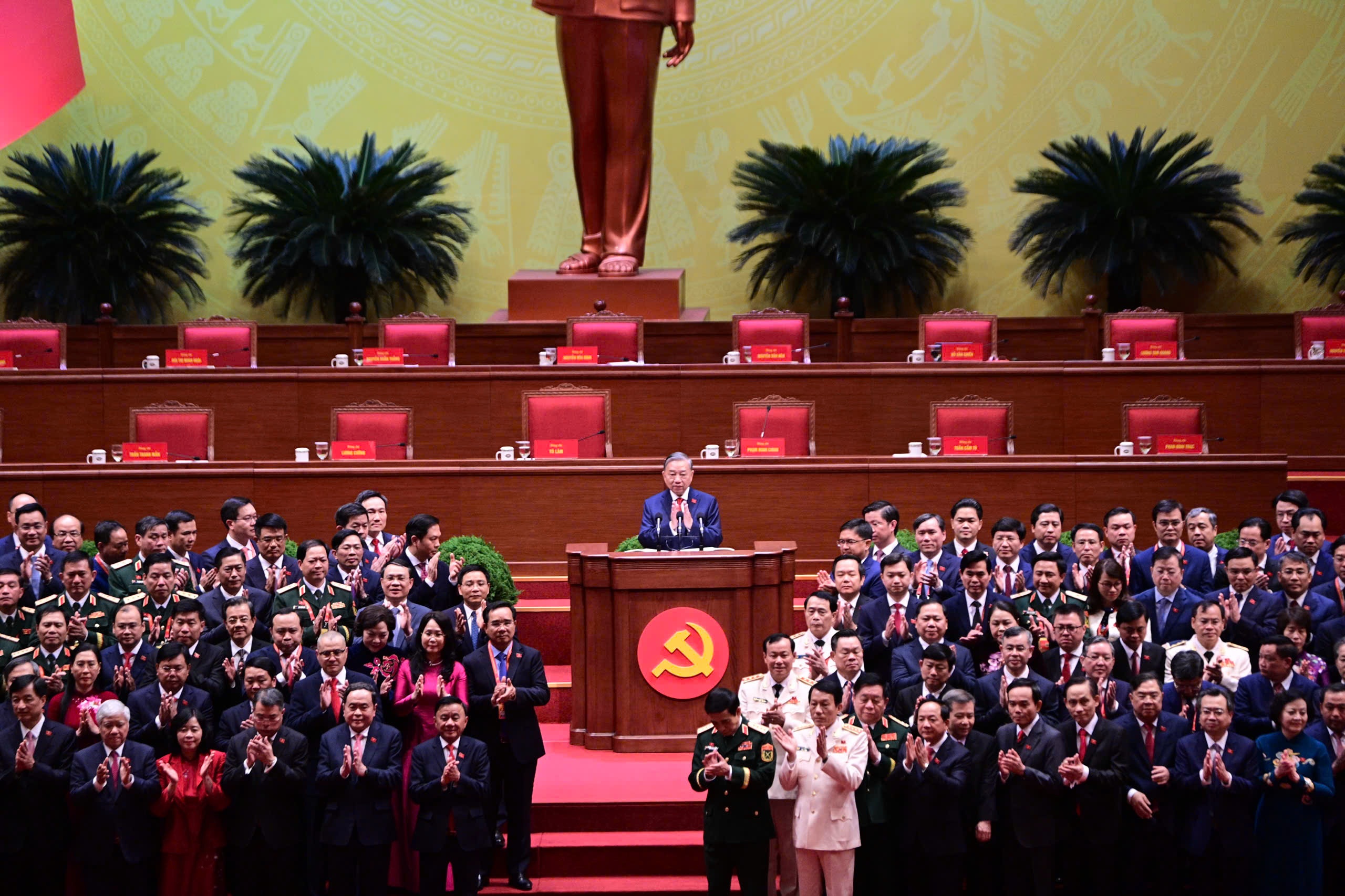 Truc tiep be mac Dai hoi Dang XIV hinh anh