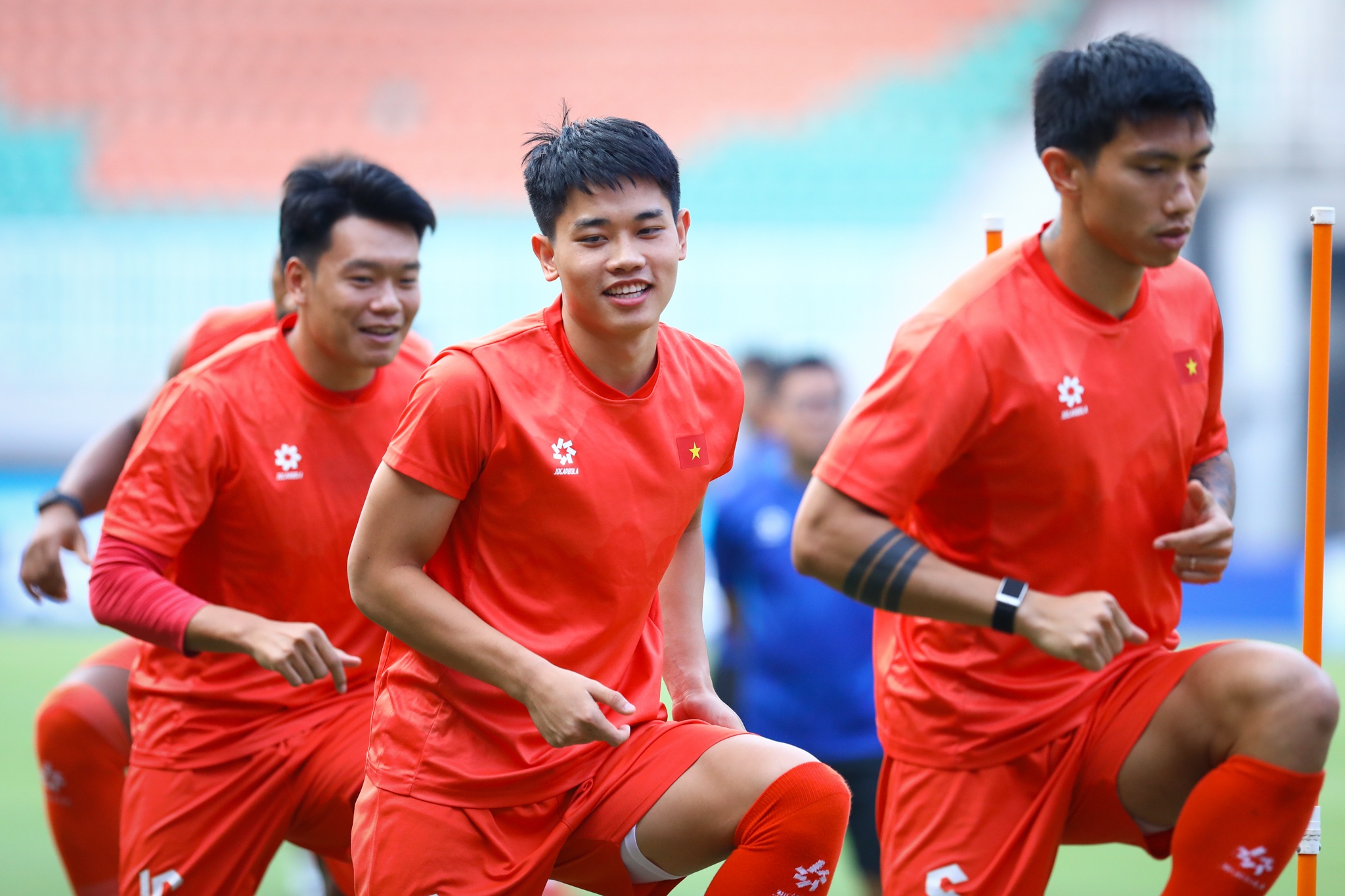 Tuyen Viet Nam tro lai noi tung dau Olympic Han Quoc hinh anh