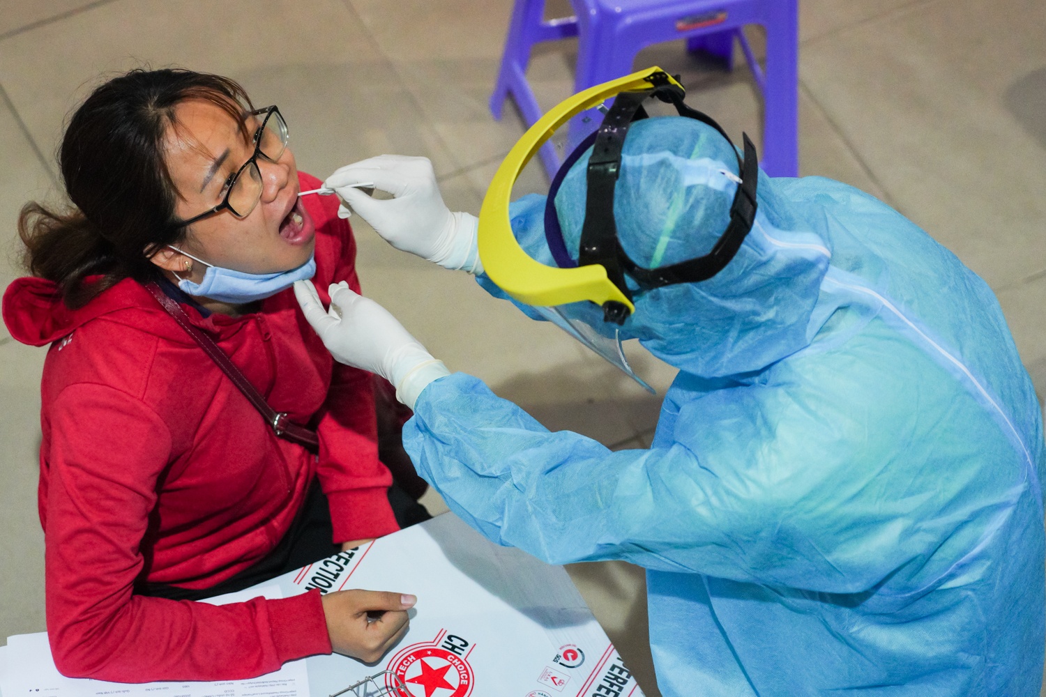 ga Sai Gon xet nghiem covid-19 anh 8