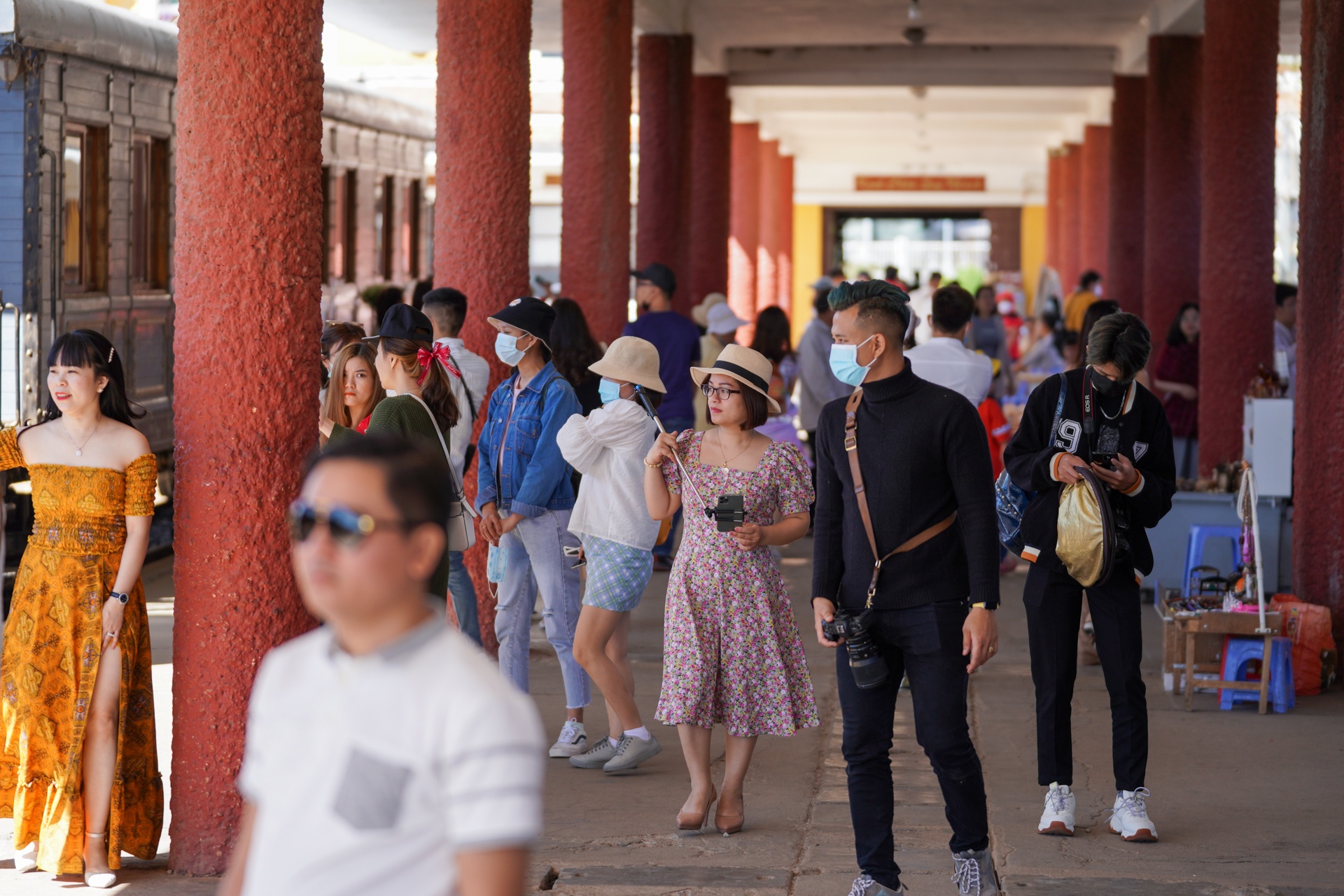 Khach tham quan Da Lat anh 6