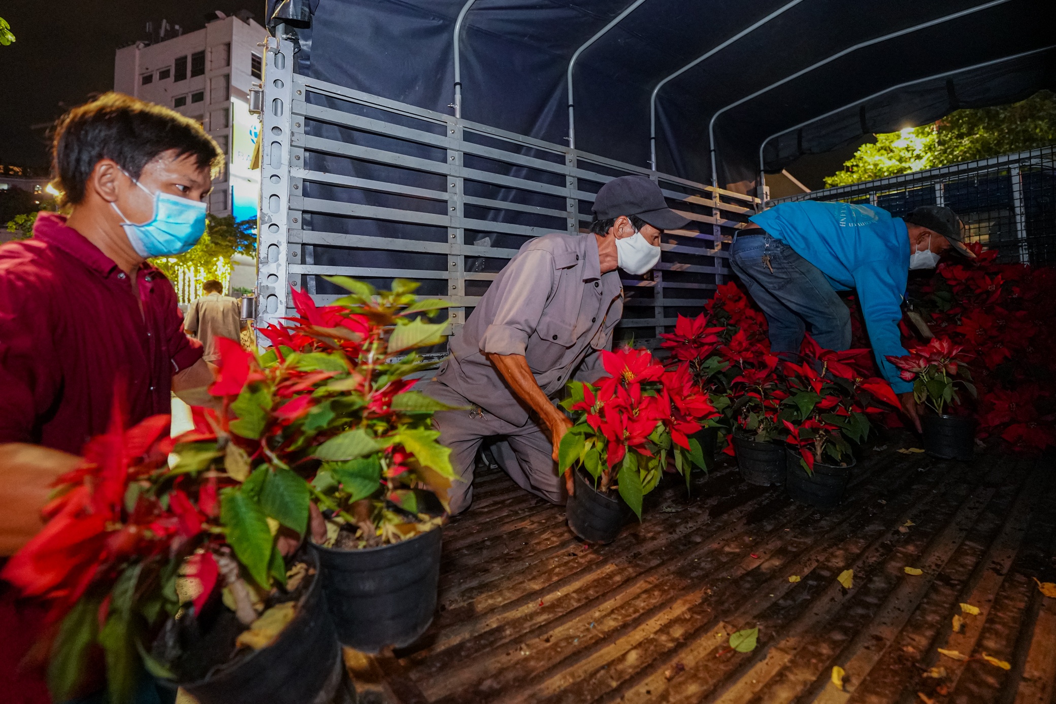 Don dep duong hoa Nguyen Hue anh 6