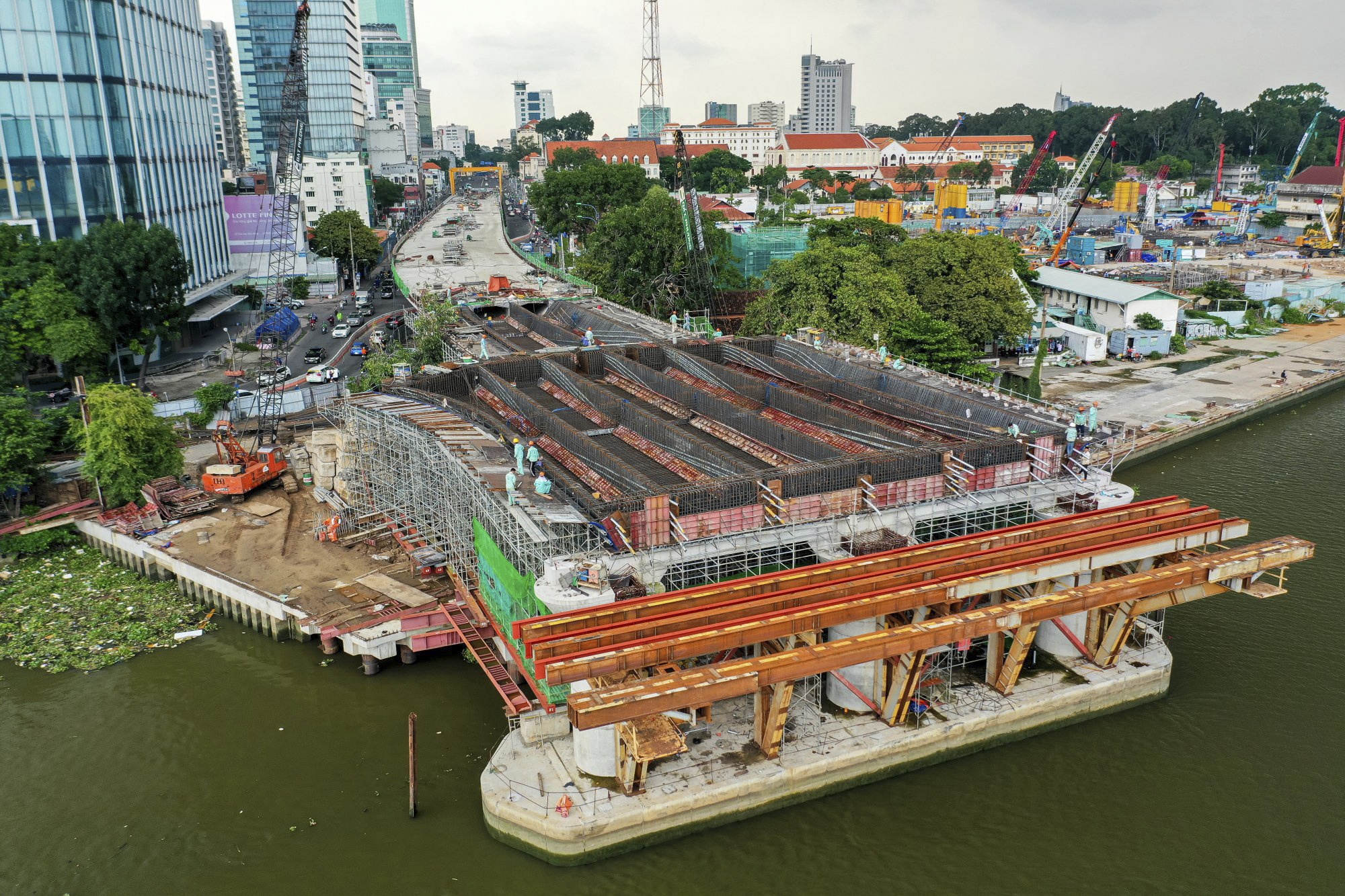 cầu Thủ Thiêm 2 trước và sau khi hoàn thành ảnh 7 cau Thu Thiem 2 truoc va sau khi hoan thanh anh 7