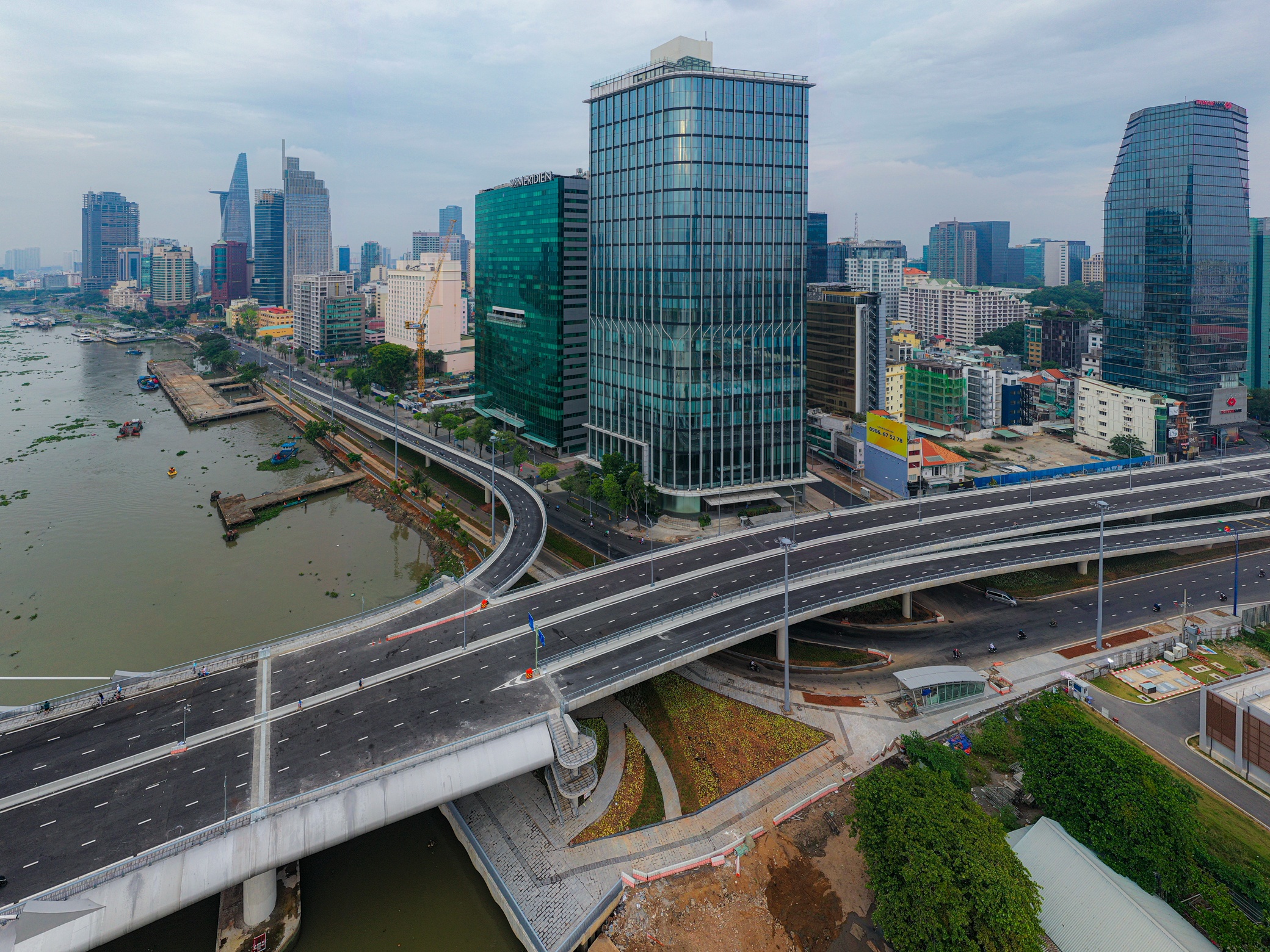 cầu Thủ Thiêm 2 trước và sau khi hoàn thành ảnh 14 cau Thu Thiem 2 truoc va sau khi hoan thanh anh 14