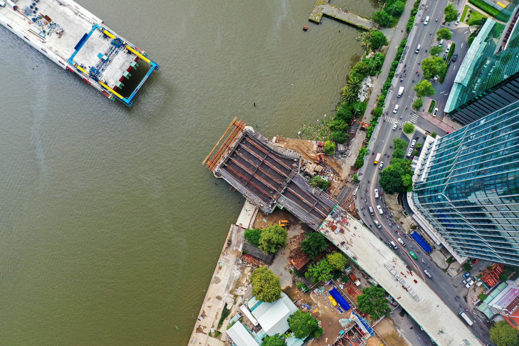 cầu Thủ Thiêm 2 trước và sau khi hoàn thành ảnh 9 cau Thu Thiem 2 truoc va sau khi hoan thanh anh 9