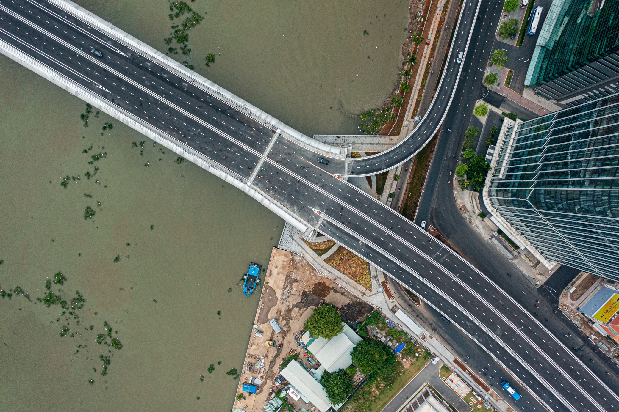 cầu Thủ Thiêm 2 trước và sau khi hoàn thành ảnh 10 cau Thu Thiem 2 truoc va sau khi hoan thanh anh 10