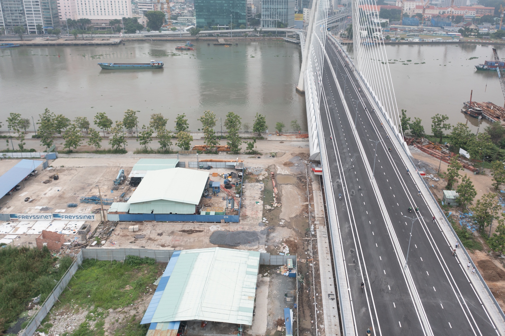 cầu Thủ Thiêm 2 trước và sau khi hoàn thành ảnh 6 cau Thu Thiem 2 truoc va sau khi hoan thanh anh 6