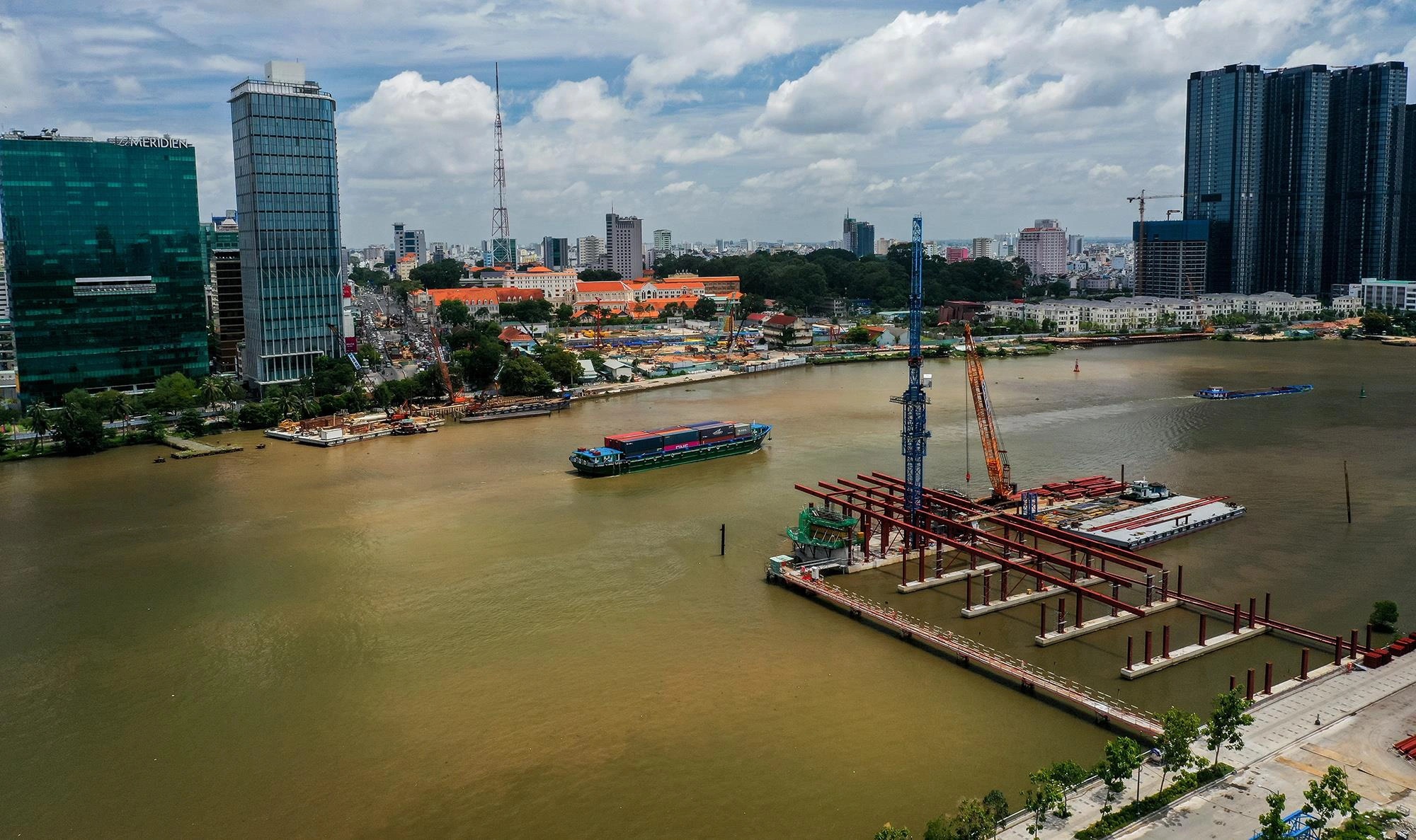 cầu Thủ Thiêm 2 trước và sau khi hoàn thành ảnh 3 cau Thu Thiem 2 truoc va sau khi hoan thanh anh 3