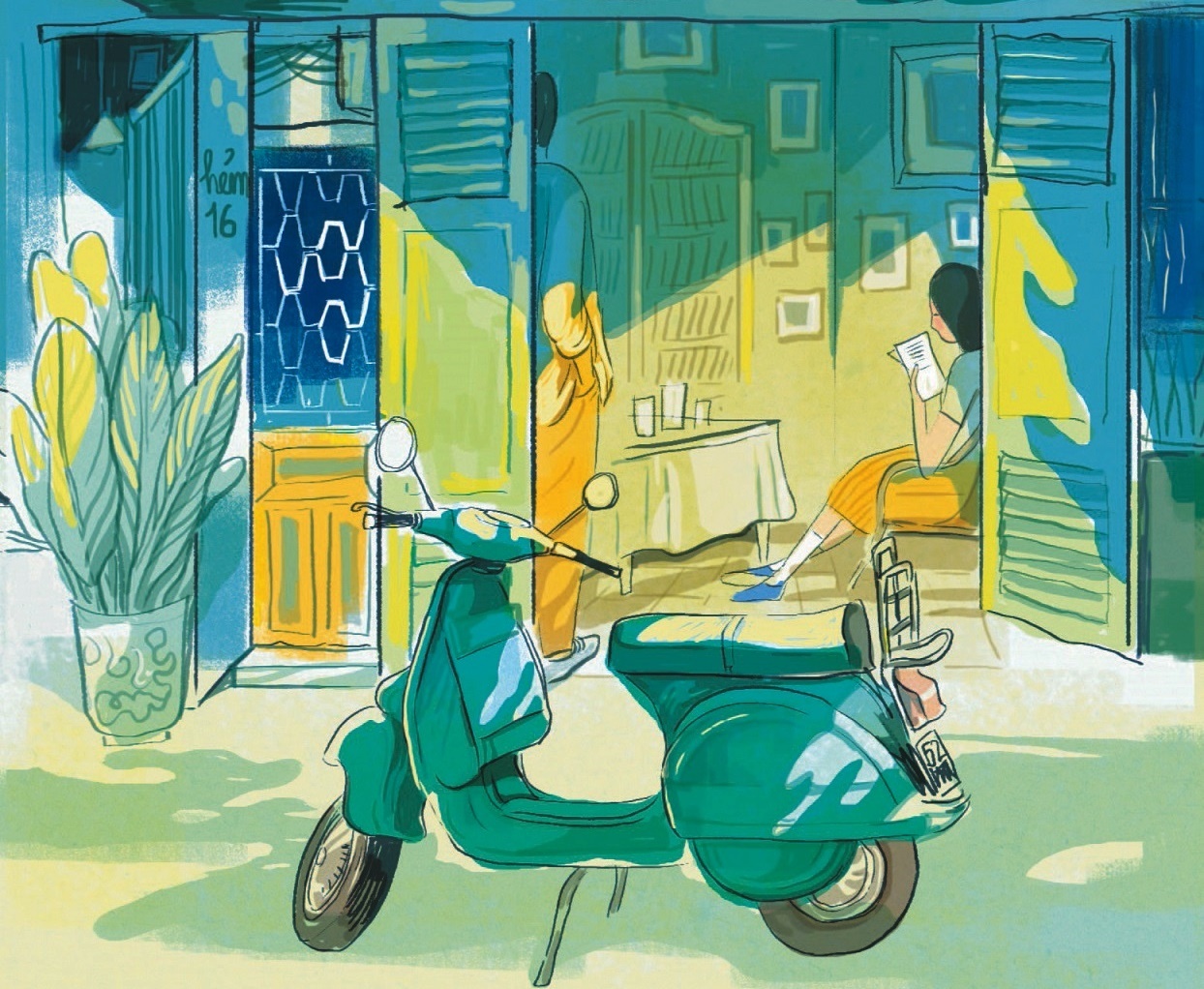 Nho khong, hoi do minh hay hen ho mua thiep o ben hong nha tho Duc Ba hinh anh