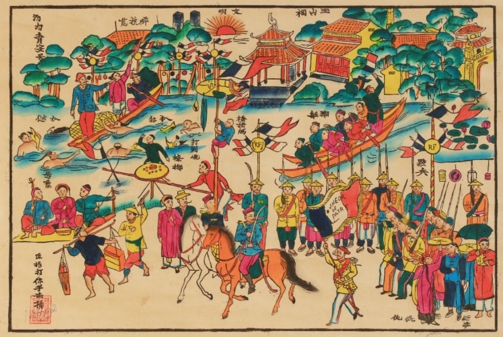 Da dang chu de trong tranh dan gian Hang Trong anh 6