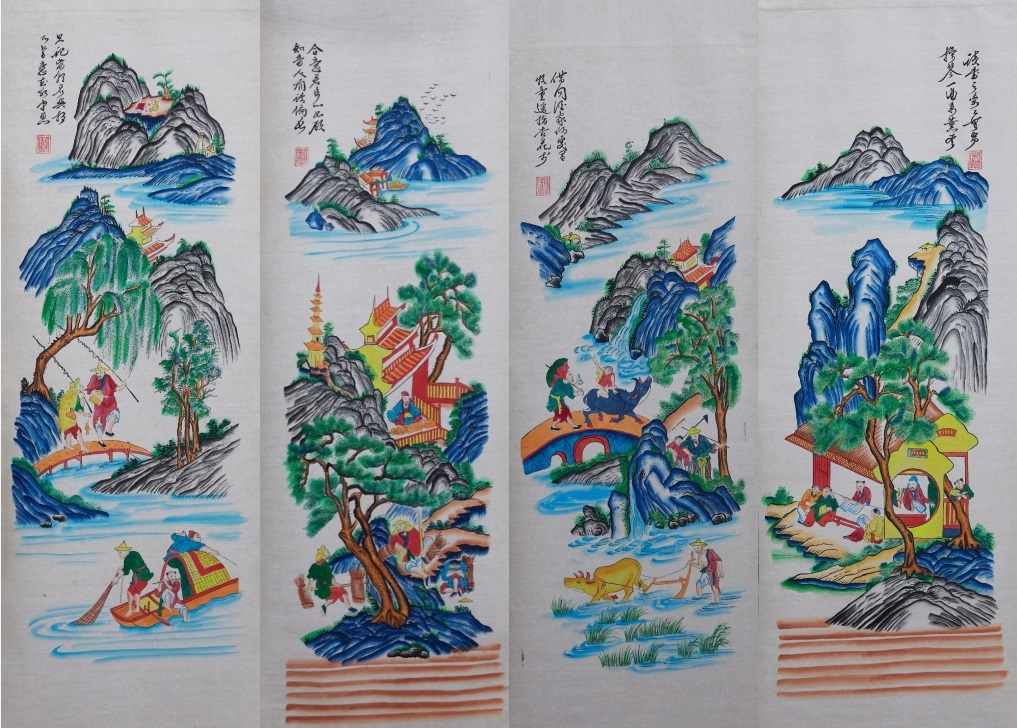 Da dang chu de trong tranh dan gian Hang Trong anh 8