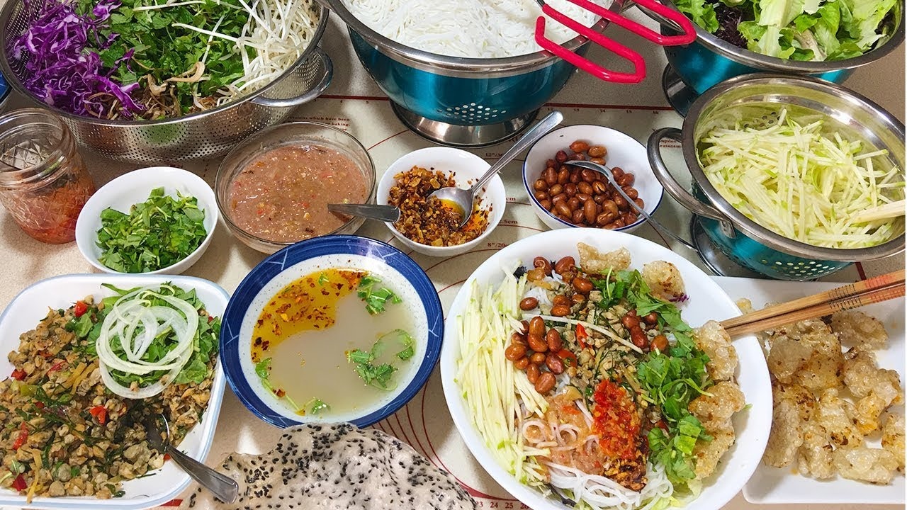 Khi hen hop voi bun de ngot ngon 'bun hen' anh 1