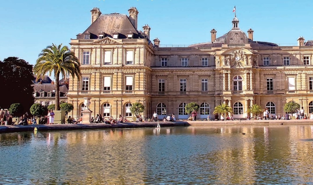 Net hap dan cua vuon Luxembourg hinh anh