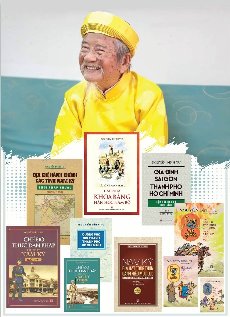 Chu tich UBND TP.HCM mung tho tac gia Nguyen Dinh Tu anh 2