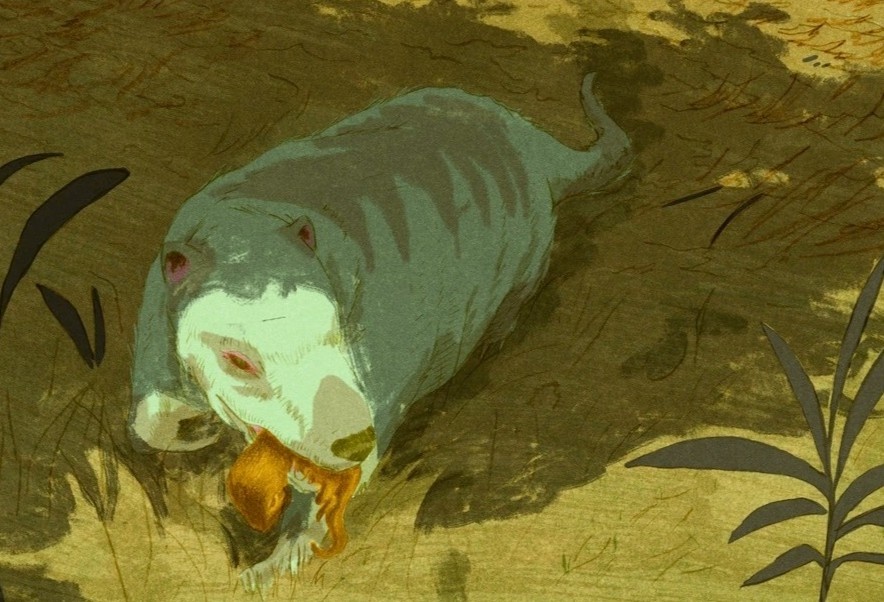 Dong vat co vu chong lai khung long an thit hinh anh