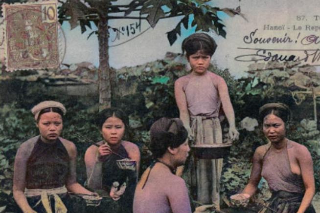 Cach an rau dua cua nguoi Viet xua hinh anh