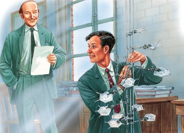 Cuoc chay dua tim ra cau truc hoa hoc cua DNA hinh anh