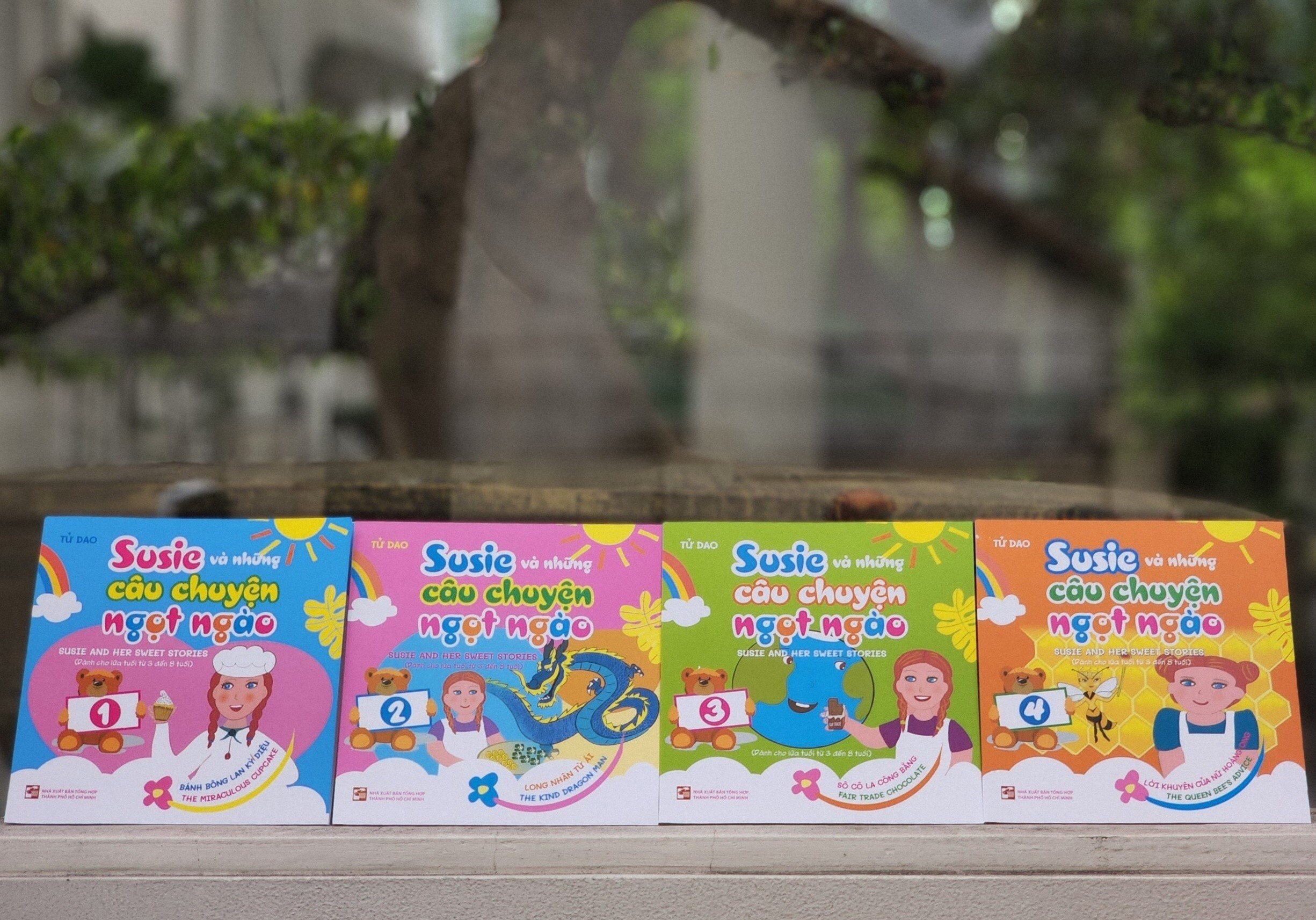 Cung co chu tiem banh Susie song xanh vi moi truong hinh anh