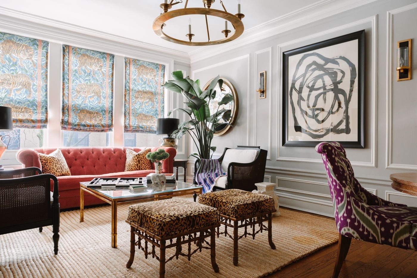 Tranh cai xoay quanh noi that co hoa tiet dong vat hinh anh