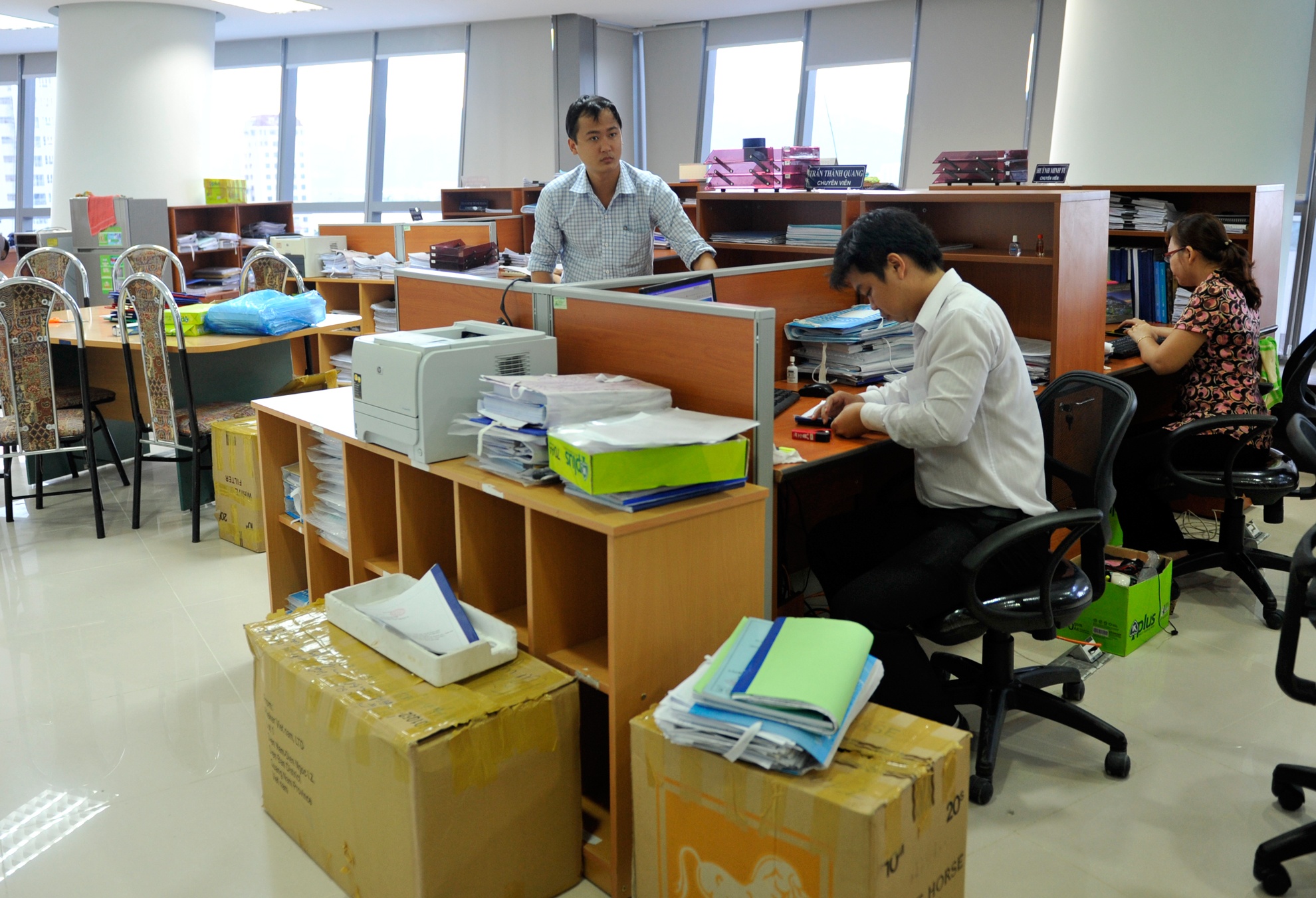 Hiện các trang thiết bị hiện đại được lắp ráp hoàn chỉnh và đang chạy thử nghiệm. 