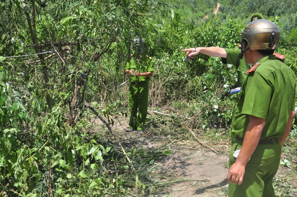 Hiện trường vụ nổ.
