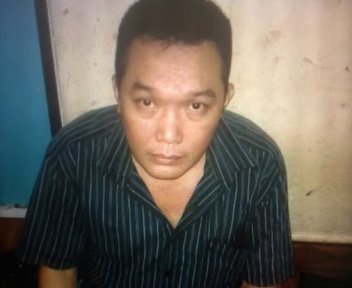 Hiền tại cơ quan công an.