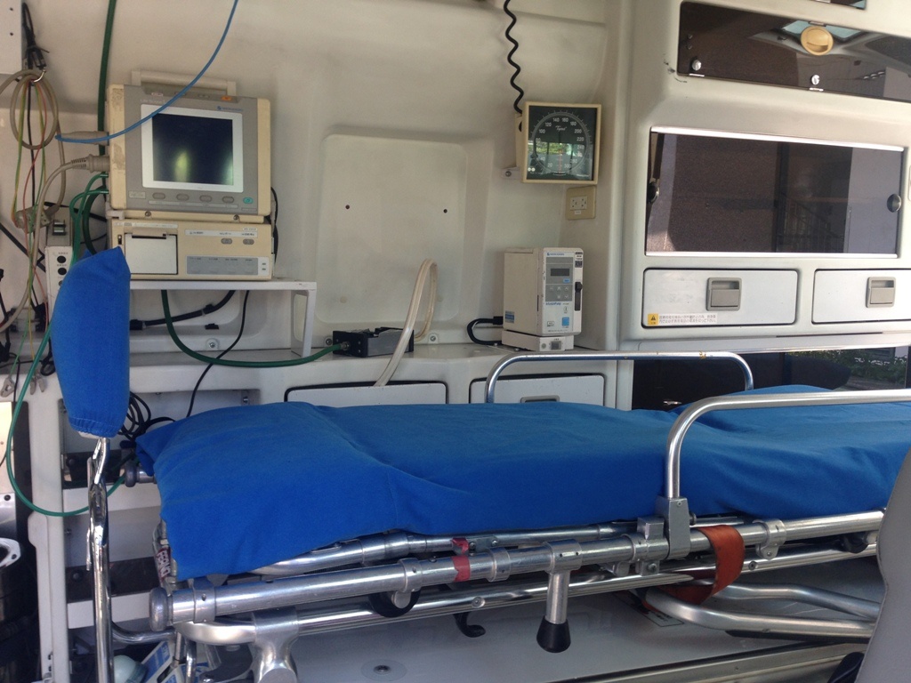 Trang thiết bị hiện đại bên trong chiếc xe chuyên dụng.