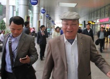 Ông Nguyễn Quốc Triệu dẫn đầu đoàn công tác đã có mặt tại Đà Nẵng.