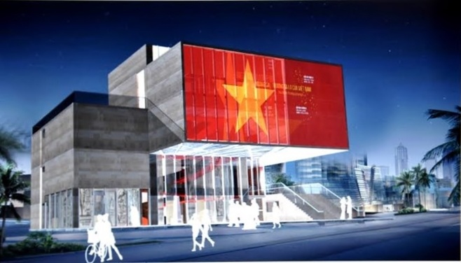 Nha trung bay Hoang Sa rong hon 1.200 m2 o Da Nang hinh anh