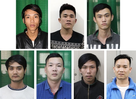 Các đối tượng trong băng nhóm đòi nợ thuê do Thành