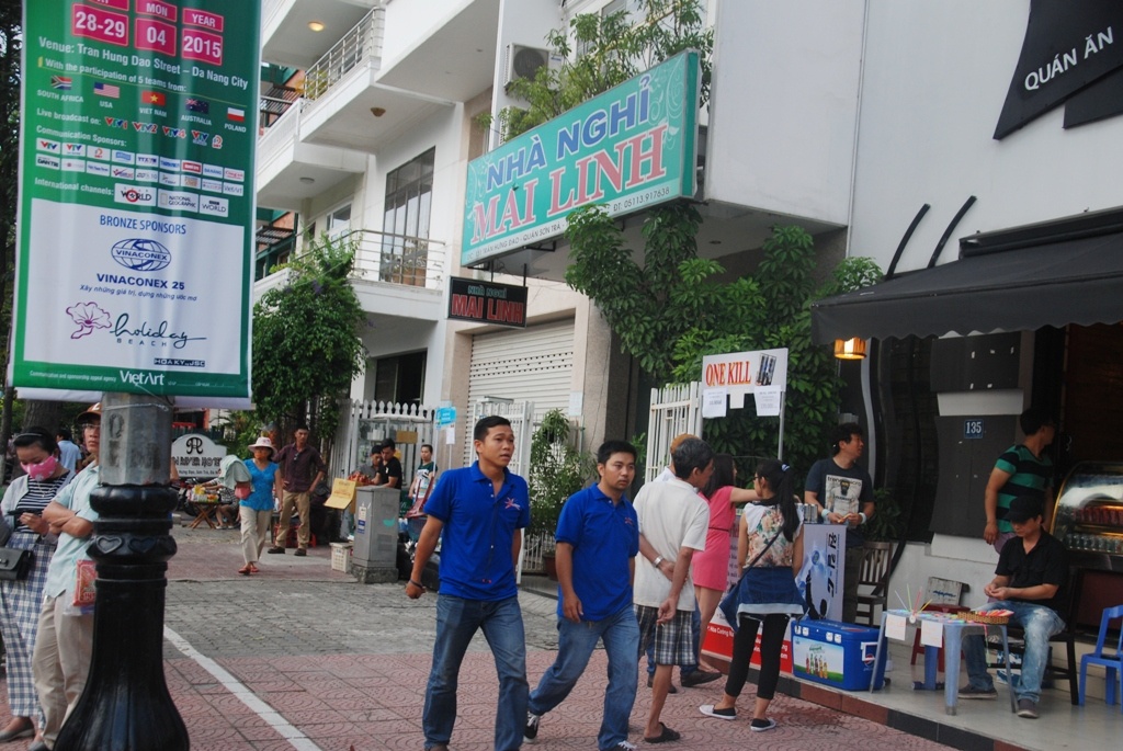 Trong thời gian diễn ra pháo hoa, các nhà nghỉ, khách sạn ở Đà Nẵng bội thu.