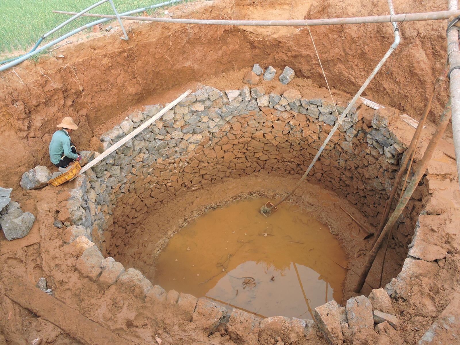 Nhung gieng khong lo cua nguoi dan dao Ly Son hinh anh