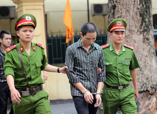 Bị cáo Bình tại tòa.