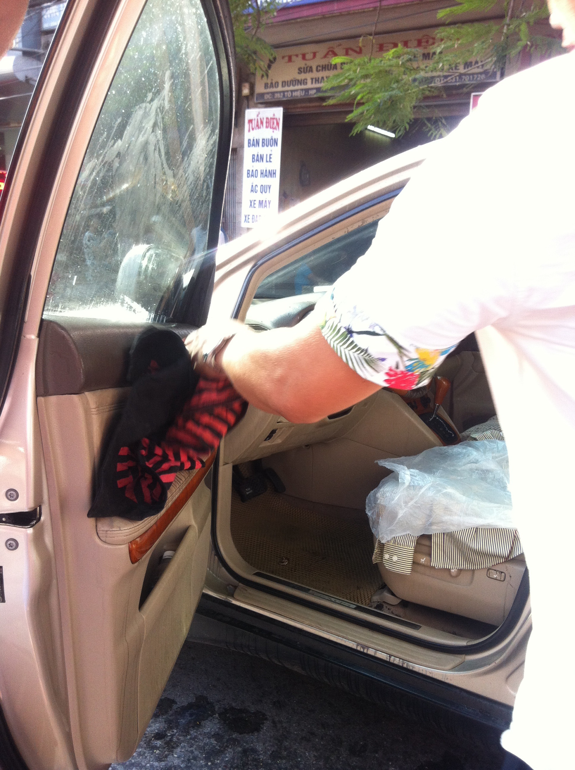 Hiện trường vụ việc.